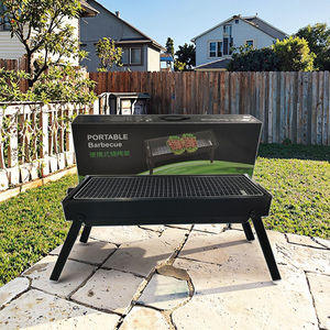 Ensemble <span class=keywords><strong>Barbecue</strong></span> Portable d'Extérieur Ignifuge en Acier à Charbon, Design Pliable en Fer pour Camping, Fêtes, Alimentation <span class=keywords><strong>Gaz</strong></span>, Emballage <span class=keywords><strong>Valise</strong></span> - Product Image 1