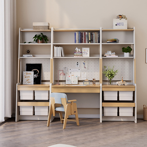 New Ergonomic trẻ em học tập bàn với kệ sách đồ nội thất nhà Chiều cao có thể điều chỉnh trẻ em nghiên cứu bảng và ghế đặt cho trẻ em - Product Image 3