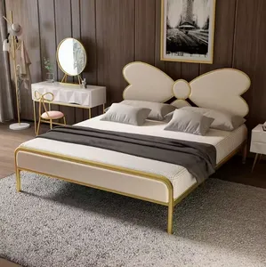 Modern Antique Velvet Sofa Bed with Steel Metal Frame Foldable for Bedroom Hotel Hospital Living Room Apartment Use