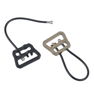 LAMBUL タクティカルギア ユニバーサルワイヤー Uループ スリングフック 接続ストラップ バックル 1インチ 1.25インチ 幅 スリング ハンティングアクセサリー - Product Image 4