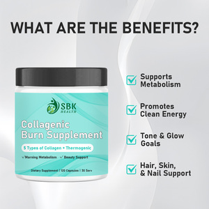 High Absorption Thermogenic Fat Burner Capsule 5 Types of Collagen Products Skin Care Strong Nails Beauty Collagenic - Product Image 4