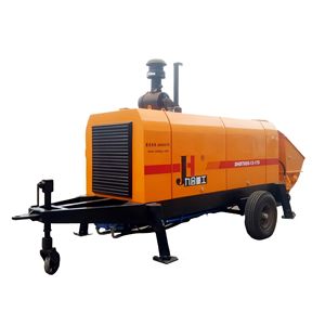 Prix de la pompe à béton sur remorque JIUHE, petite pompe à béton, nouvelle pompe à béton sur remorque - Product Image 1