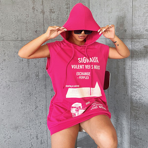 <span class=keywords><strong>Robe</strong></span> <span class=keywords><strong>sweat</strong></span> à <span class=keywords><strong>capuche</strong></span> à lettres pour femmes, mode décontractée 2022, <span class=keywords><strong>robe</strong></span> sans manches pour femmes, <span class=keywords><strong>robe</strong></span> de soirée, <span class=keywords><strong>robe</strong></span> de club, vêtements d'automne pour femmes - Product Image 3