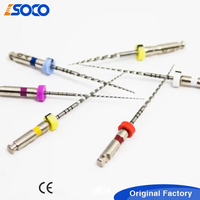 Limas Endodónticas de Niti Activadas por Calor SOCO, Eléctricas, para Conductos Radiculares SC Plus, con Velocidad de 300-350 rpm y Torque de 1.5-3.0 N.cm