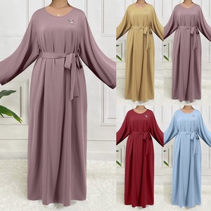 425 girocollo cintura mussola abbigliamento mid east abbigliamento da donna velati abiti casual etnici abbigliamento donna <span class=keywords><strong>asiatico</strong></span> - Product Image 2