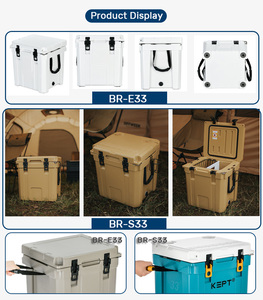At a Loss 33 <span class=keywords><strong>QT</strong></span> Refrigerador aislado para acampar Congelador Caja refrigeradora rotomoldeada para amigos se reúnen para una comida - Product Image 5