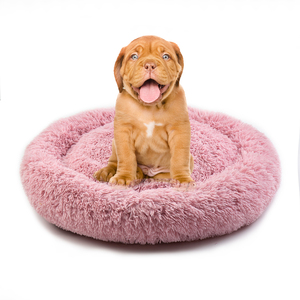 Waterdicht Wasbaar Beste Ronde Lange Faux Fur Verwijderbare Antislip Outdoor Huisdier Accessoires Giant Human-Size Schaal Jumbo hond Bed