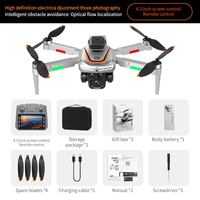 Nouveauté : Drone RC M3 HD pour photographie aérienne avec écran de contrôle, retour automatique, évitement d'obstacles, quadricoptère 4 axes