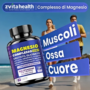 Capsules de magnésium complexe 12-en-1 à marque privée, magnésium à absorption élevée avec supplément de complexe de vitamines B - Product Image 4
