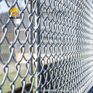 厂家直销供应6英尺8英尺钻石网链旋风铁丝网卷铝铁丝网围栏