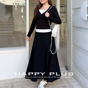Happy Plus Ensemble deux pièces pour femme, noir, gris, couleur unie, tricot modal, costume décontracté à capuche, grande taille N9490 - Product Image 5