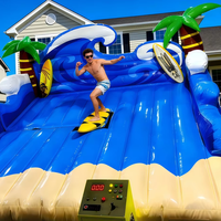 Jeu de surf gonflable Easyfun pour entrepôt chinois, avec attraction de surf gonflable commerciale pour adultes et enfants