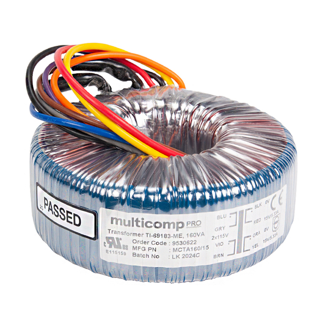 Ring Transformer 115/230V 2x15V 2x25V 160w Ring-shaped Transformer