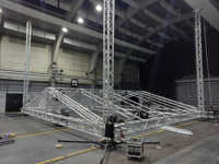 Sistema de armazón triangular de aluminio para montaje de pantallas LED, lámparas de escenario, colgado de equipos de audio, estructura de soporte para conciertos.