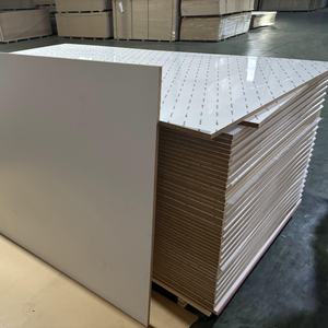 แผ่นกระดาน MDF แผ่นพื้นลามิเนตสีขาวมันวาวสูง18มม. แผ่นเมลามีนเดียวกันด้านหลัง - Product Image 4