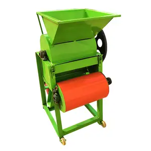 Máquina de eliminación de cáscara de cacahuete, suministro de fábrica, desgranadora de cacahuete pequeña