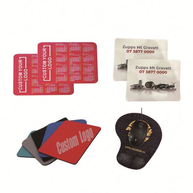 Custom Sublimation Blank Mouse Pads with Company LOGO - Office Desk Mat for Bulk Orders