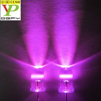 Diodes LED rondes de 5 mm de couleur rouge à prix de gros d'usine chinoise, angle de travail de 20-30 degrés, 1000 pièces par sac