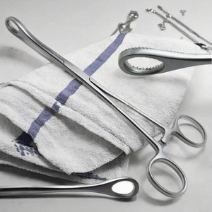 TARIQ CRAFTED INDUSTRIES Pinces chirurgicales manuelles en acier inoxydable certifiées CE ISO13485 Instrument de chirurgie générale Classe I - Product Image 3