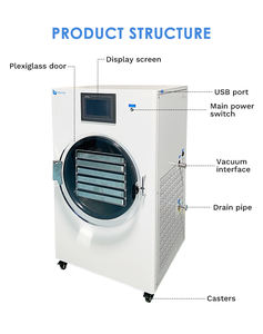 Laboao 8kg 10kg真空凍結乾燥機6トレイ家庭用フルーツ凍結乾燥機食品用 - Product Image 3