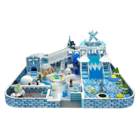 Aire de jeux intérieure personnalisée, durable, pour enfants, avec thème neigeux, pour parc d'attractions, château ludique, équipement de jeu pour crèche