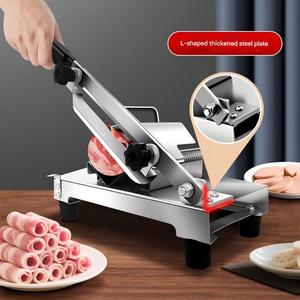 <span class=keywords><strong>Machine</strong></span> à trancher les rouleaux de bœuf et d'agneau, trancheuse multifonctionnelle commerciale pour viande et légumes surgelés, pour usage en restaurant - Product Image 3