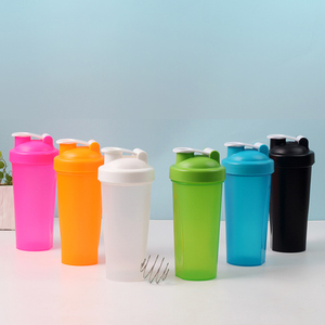Borraccia Shaker Personalizzata 600ml 400ml per Palestra, Senza BPA, Bottiglia Sportiva per Acqua e Proteine, Antigoccia in Materiale PP, Tazza Miscelatrice - Product Image 2