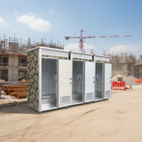 Nouvelle conception installation rapide armoire de douche salle de bain bien conçue douche combinaison douche WC toilettes cabine toilettes portables