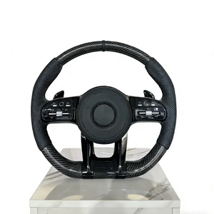 Volante Deportivo de Cuero Hecho a Medida para Modelos Mercedes-Benz Clase B W204-W222 CLA CLS Clase G <span class=keywords><strong>GLS</strong></span> - Product Image 5