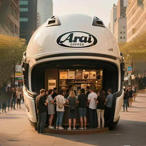 ประติมากรรมหมวกกันน็อคเรซิ่นสร้างสรรค์ รูปทรงสี่เหลี่ยมจัตุรัส ขนาดใหญ่ เคลื่อนย้ายได้ สำหรับตกแต่งภายนอกอาคาร ผลิตตามสั่ง เป็นมิตรกับสิ่งแวดล้อม - Product Image 4