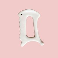 OEM Mini Bianshi Ventilateur Tête Nez Gua Sha Masajeadora Blanc Céramique Naturel Guasha Masseur Poignée Corps Visage Fonction Musicale