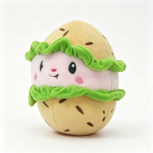 Juguetes de peluche de hamburguesa al por mayor, lindos y divertidos muñecos de peluche de <span class=keywords><strong>burrito</strong></span> y taco de dibujos animados para máquina de garras, suministro a granel - Product Image 5