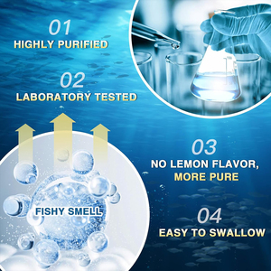 OEM/ODM วิตามินอีและดี3 เสริมสร้างสุขภาพสมอง ข้อต่อ และดวงตา สูตรเข้มข้น โอเมก้า3 น้ำมันปลาแบบซอฟเจล ตัวอย่างฟรี - Product Image 3
