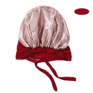 <span class=keywords><strong>Bonnet</strong></span> Chapeau <span class=keywords><strong>Sous</strong></span> <span class=keywords><strong>Hijab</strong></span> Personnalisé avec Cordon à <span class=keywords><strong>Nouer</strong></span>, Couleur Unie, <span class=keywords><strong>Sous</strong></span>-<span class=keywords><strong>Hijab</strong></span> Turban Doublé Satin Soie pour Femme - Product Image 1