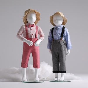 Kidsren's Mannequin Display Stand Clothing Store Model <strong>Dummy</strong> <strong>Plastic</strong> Male and <strong>Female</strong> Props for Store Display - Product Image 2