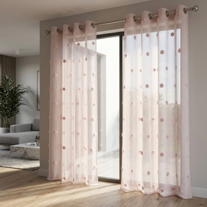 Voilages DaiRui à Pompons, Prêts à Poser, Légers, Prêts à Expédier, Vente Chaude, Panneau à Œillets - Product Image 6