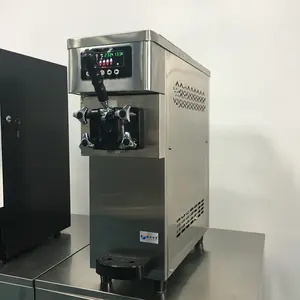 3 rasa otomatis layanan lembut komersial mesin es krim Sorbet Italia mesin pembuat es krim