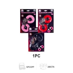 Menottes en métal pelucheux en acier inoxydable de marque OEM, fabrication chinoise, pour jeux – Vente chaude - Product Image 3