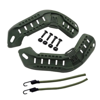 Rail de guidage latéral pour casque MICH2000 en nylon - avec bungee NVG, compatible avec les casques MICH 2000/2001/2002 et ACH