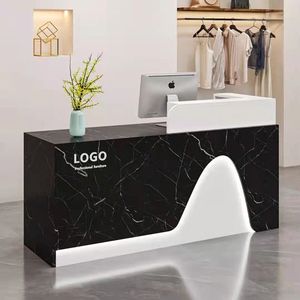 Retail Shop and Convenience Store Cash <b>Reception</b> Table <b>Counter</b> Cashier Normal Supermarket <b>Reception</b> Desk - Product Image 5