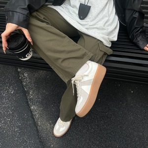 Chaussures de marche légères personnalisées de haute qualité pour hommes et femmes, baskets en cuir véritable à lacets, doublure en maille décontractée - Product Image 6