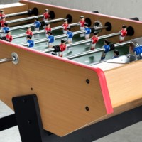 Nouveau design de luxe, baby-foot 5 pieds, baby-foot, table de jeu de football en salle avec accessoires