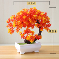 Arbres artificiels d'intérieur en forme de lune plantes artificielles pièces artistiques avec un savoir-faire élevé