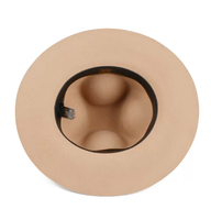 Chapeaux en laine à large bord NL201 Marron Camel, design exquis, populaires pour les activités de plein air et les tenues décontractées