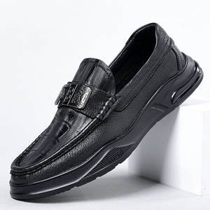 Fashionable Casual Breathable Mesh Upper Lightweight Men's Lace-up <b>Waterproof</b> Arch Support Business Antiskid Dress Shoes Trend - Product Image 1
