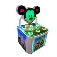 Machine de jeu de grenouille d'arcade à pièces Mickey Machine de jeu de grenouille à coup de marteau
