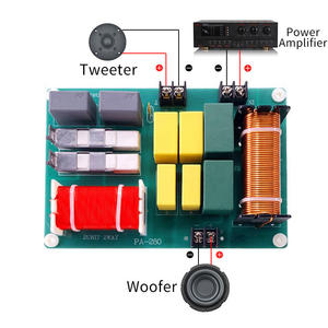 800W tiz bas pasif 6 18 inç frekans bölücü hoparlör Crossover ağ 2 yollu Hifi ses PA280 - Product Image 6