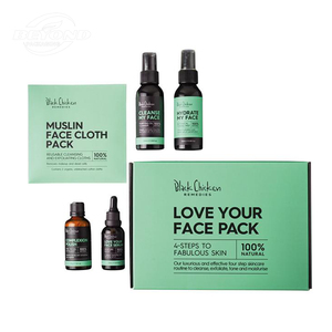 Tùy chỉnh thiết kế logo chăm sóc da sản phẩm y học Mỹ phẩm nước hoa Bộ quà tặng bao bì thẻ giấy gấp hộp với Cảm ơn bạn thẻ - Product Image 4