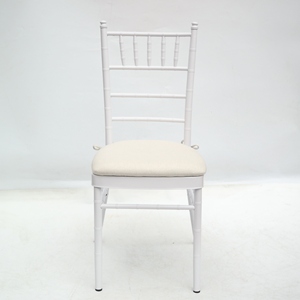 Moderno bianco impilabile Silla <span class=keywords><strong>Tifany</strong></span> sedie in metallo resistente per mangiare all'aperto Hotel soggiorno-per eventi - Product Image 2