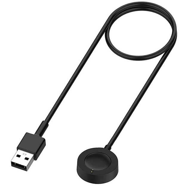 Black 3.3FT 1M USB Charger Cables Replacement USB Magnetic Charging Cable for Fossil Gen 6 5 4 Smartwatch